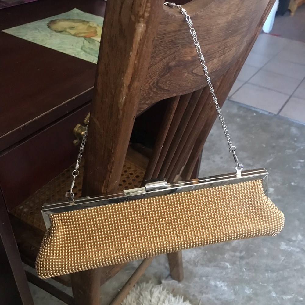 Gold Clutch Bag - Picture 2 of 4